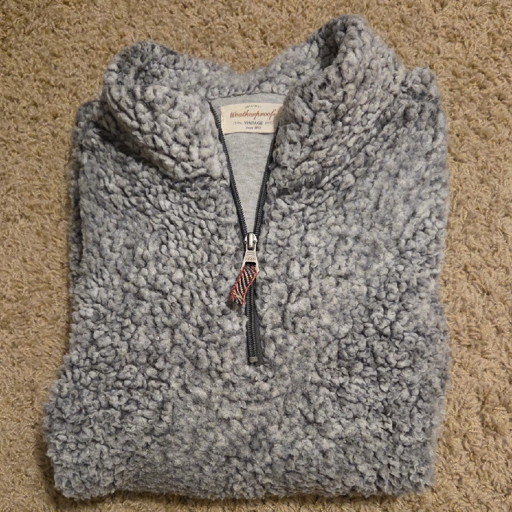 Thread & Supply Gray Sherpa Sweatshirt